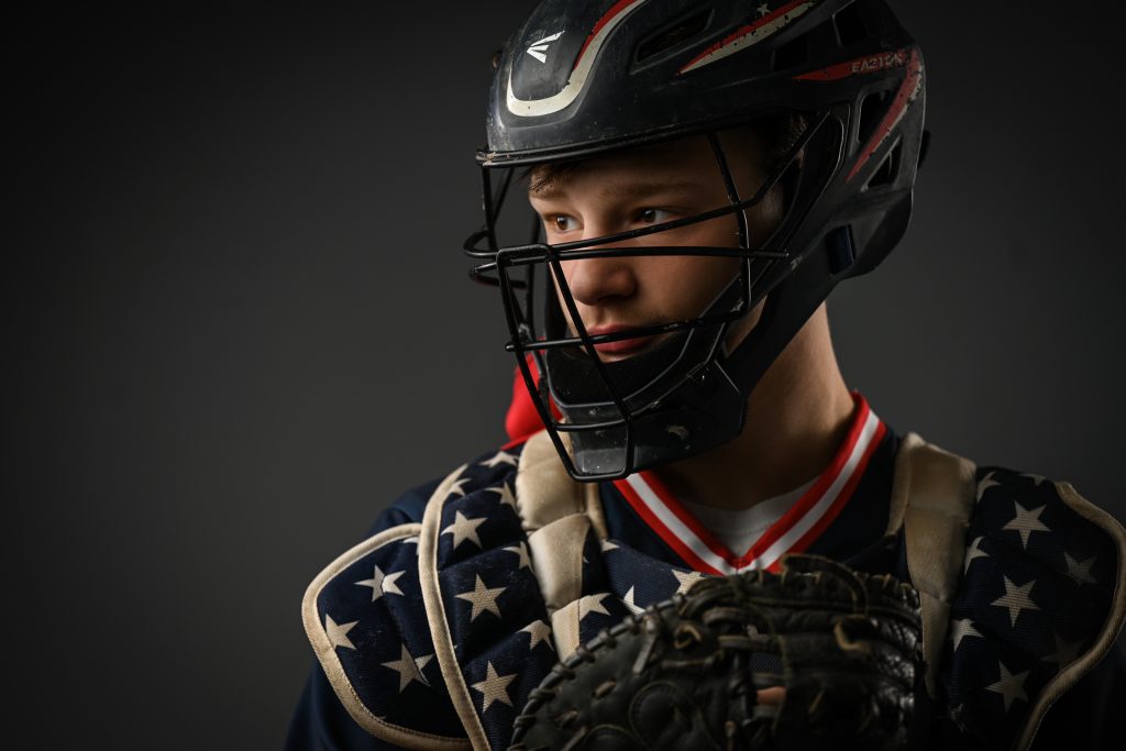 BASEBALL SENIOR PICTURES THAT CELEBRATE THE PLAYER AND THE PERSON